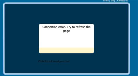 Image result for Contoh Error Connection