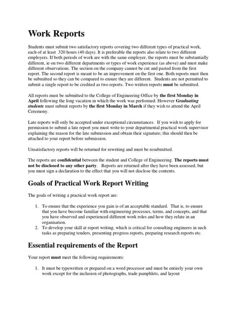 Image result for Work Study Report