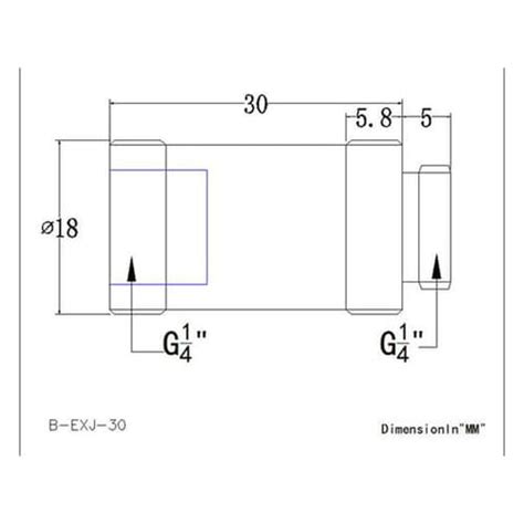 Buy Online - Bykski 30mm Extension Coupler | Male to Female (B-EXJ-30-W)