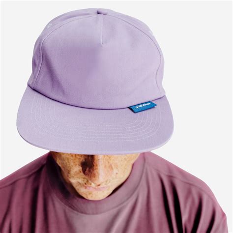Gorra 6 Paneles con visera plana, violeta | Decathlon