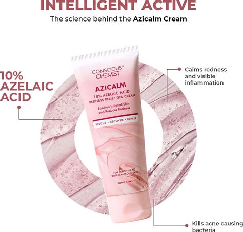 Conscious Chemist 10% Azelaic Acid Face Cream | Reduces Redness & Acne ...