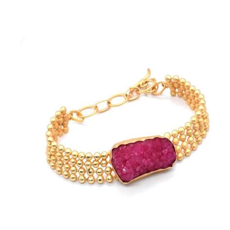 Gold Plated Bracelet - gemstone handmade bangle Manufacturer from Jaipur