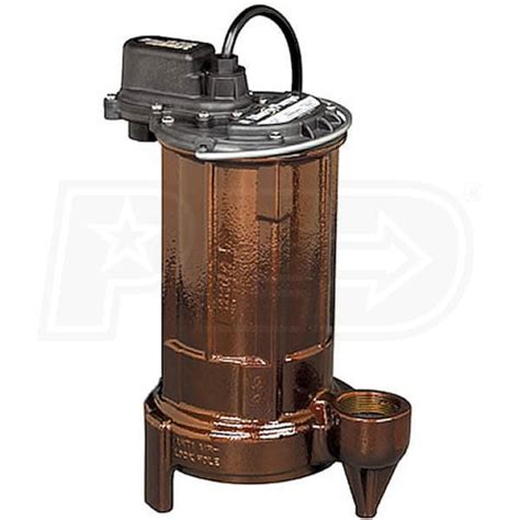 Liberty Pumps 290 - 3/4 HP Cast Iron Sump/Effluent Pump (Non-Automatic ...