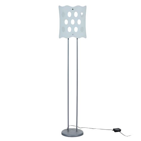 At Auction: Italian Modernist Frosted Glass Shade Floor Lamp