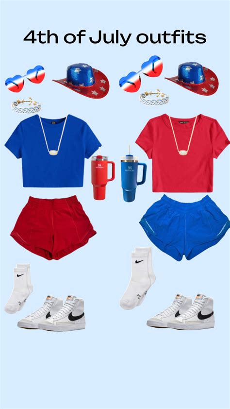 HAPPY 4TH OF JULY 🎆🎇 | Matching outfits best friend, Casual sporty ...