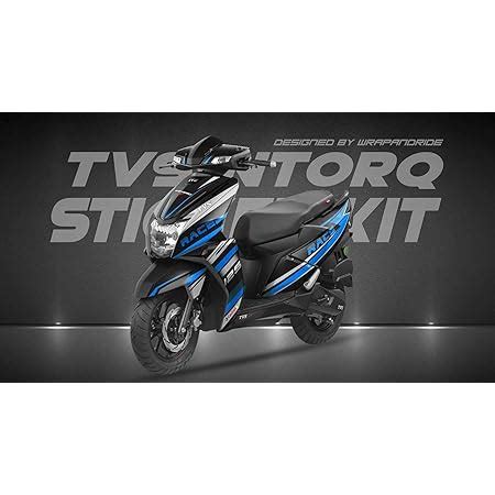 Tvs Ntorq 125 Decal - Wrap - Sticker Official Design 1 : Amazon.in: Car ...