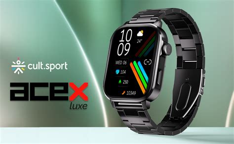Cultsport Ace X Luxe 1.96" AMOLED Smartwatch, Live Cricket Score ...