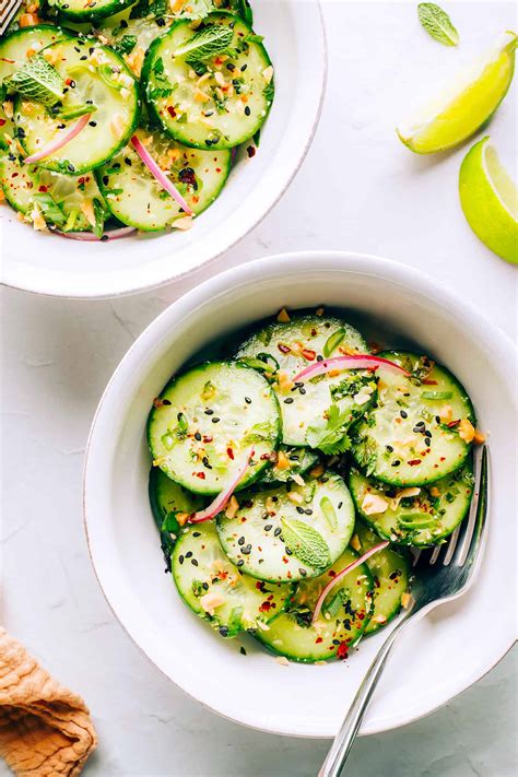 Thai Cucumber Salad Recipe | Gimme Some Oven