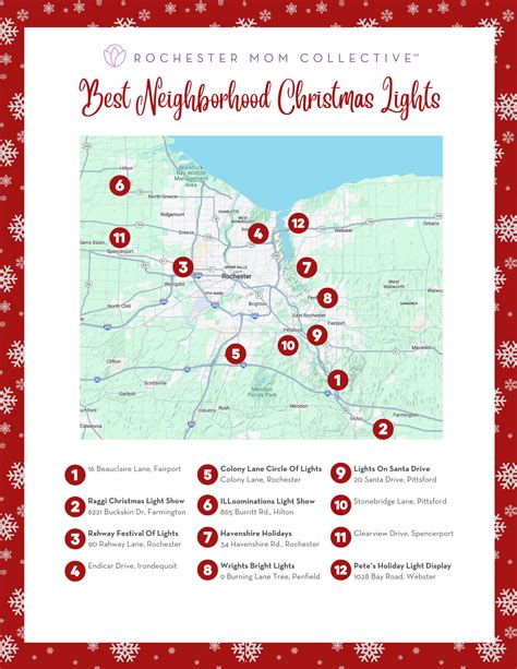 Best Neighborhood Christmas Lights In Rochester | Rochester Mom Collective