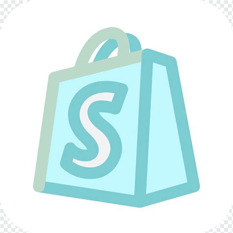 Shopify, shopping, apps, ecommerce, Custom iOS icon, png | PNGWing