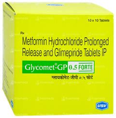 Glycomet Gp 0.5 Forte Tablet: Uses, Side Effects, Price & Substitutes
