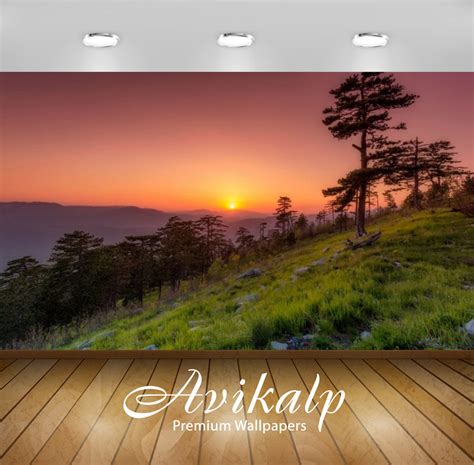 Avikalp Exclusive Awi3084 Sunset In Spring May Montenegro Scenery Natu ...