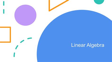 Image result for Linear Algebra Concepts