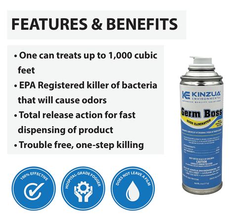 Snapklik.com : Germ Boss Fogger, Germ Bomb Kills Odor Causing Bacteria Bomb For Mold & Mildew ...