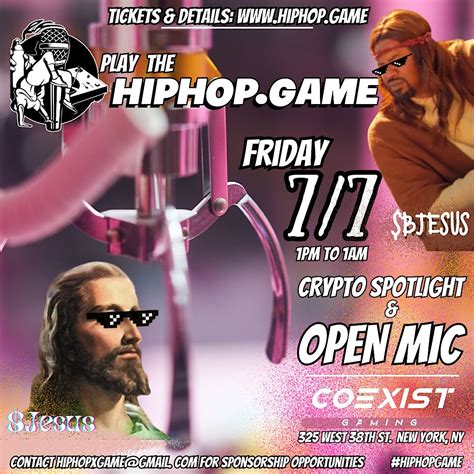 Play the HipHop.Game, Coexist GameHouse, New York, 7 July to 30 ...