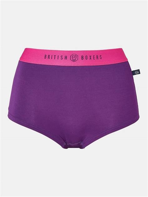 British Boxers Bamboo Hipster Boxer Briefs, Pack of 4, Cherry/Multi