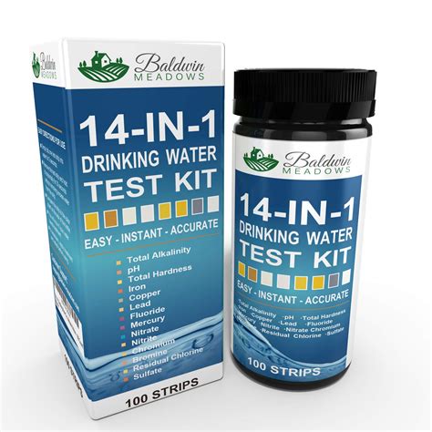 Buy 14-in-1 Drinking Water Test Kit by Baldwin Meadows - Water Quality ...
