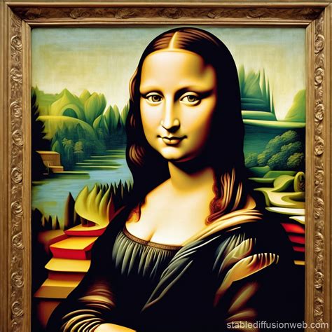 Modern Celebrity Mona Lisa Style | Stable Diffusion Online
