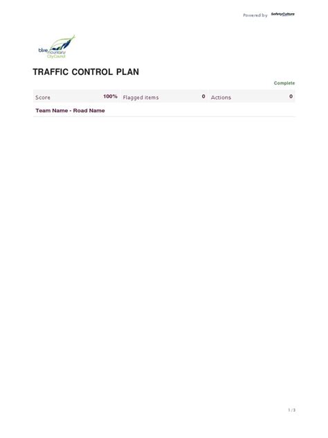 Traffic Control Plan Example 的图像结果