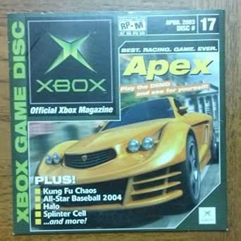 Xbox Magazine Demo Disc #17, April 2003, Featuring "Apex", (CD Only ...