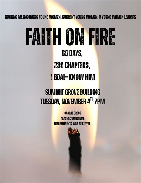 Faith on Fire, The Church of Jesus Christ of Latter-day Saints ...