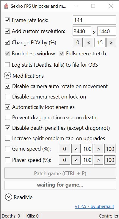 혹시나 세키로 PC로 하시는데 멀미가 심하거나, 60fps가 아쉬운 분들에게 추천함 - PC/콘솔 게임 - 에펨코리아