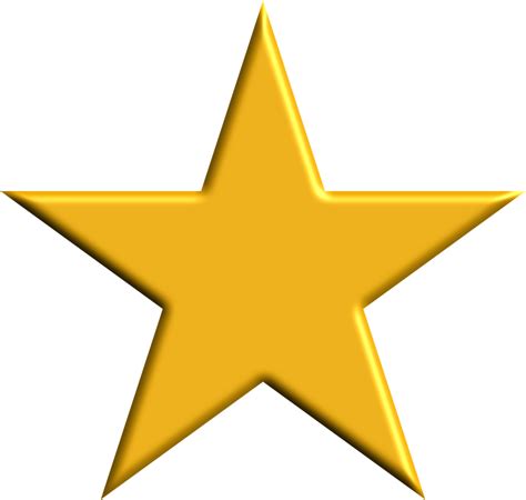 Clipart - Gold Star
