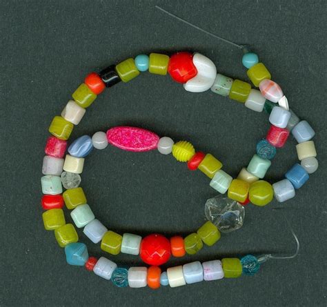 c. 1930s Czech glass Mardi Gras beads | Mardi gras beads, Czech glass ...