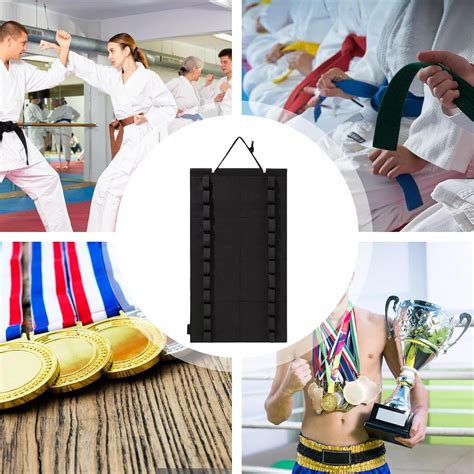 Taekwondo Belt Display, Wall Mounted Belts Display Holder, Durable ...