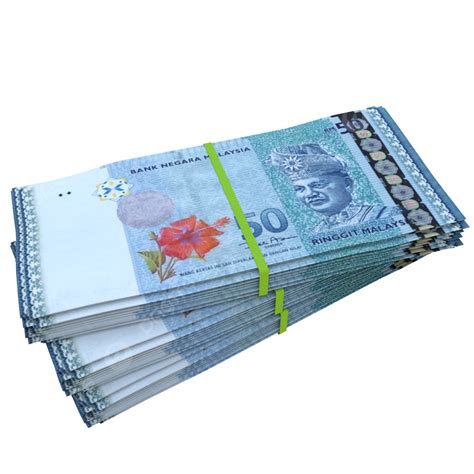 50 Malaysian Ringgit Stack Pile, Malaysian Ringgit Stack Pile, Malaysian Ringgit, 50 Malaysian ...