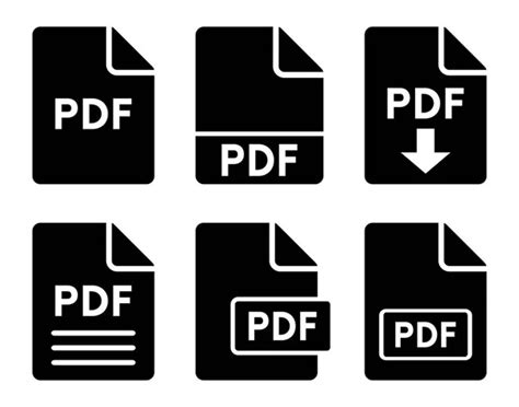 Pdf File Icon White Background Stock Vector by ©robert6666 651589526