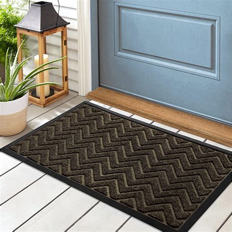 "Howarmer Durable Rubber Welcome Mat for Outdoor/Indoor, Heavy Duty ...
