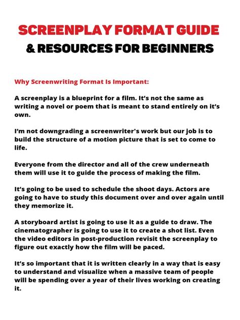 Image result for How to Write Screenplay Format