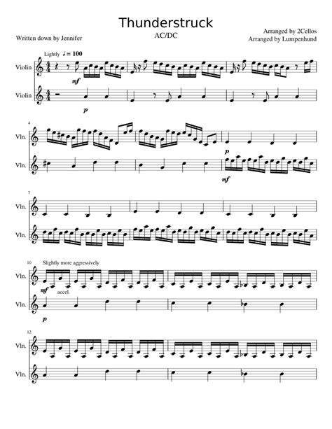 Image result for Thunderstruck Intro Tutorial