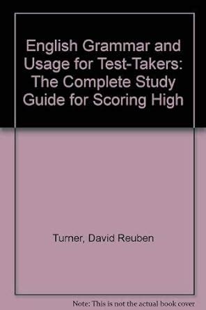 Buy English Grammar and Usage for Test-Takers: The Complete Study Guide ...