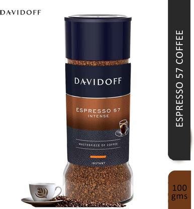 Davidoff Café Espresso 57 Intense Instant Coffee Jar, 100 g Instant ...