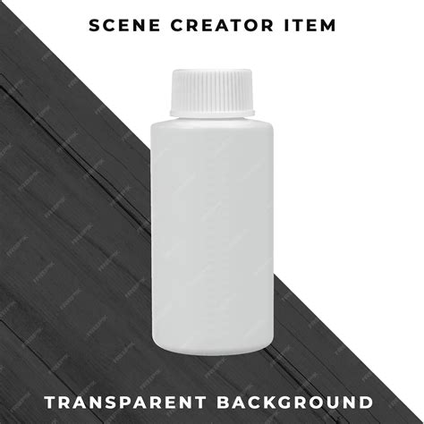 Medical container isolated with clipping path | Premium PSD