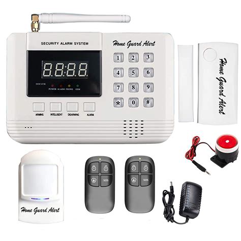 Home Guard Alert GSM 433Mhz Wireless Smart Security Burglar Alarm ...