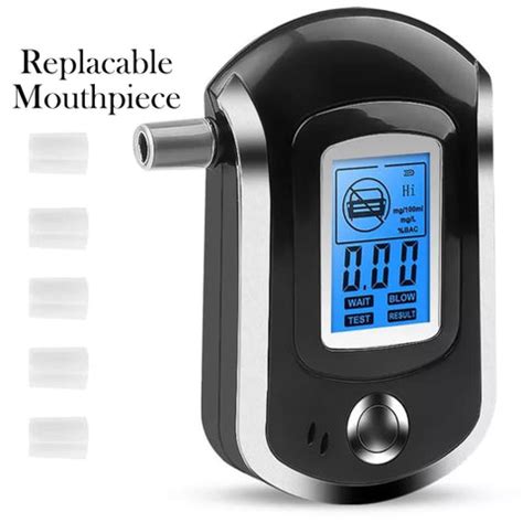 Buy Portable Alcohol Tester With 5 Mouthpieces Online – Robustt
