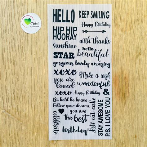 Insert sheet - Small Caption (C) – Tulsi Resin Store