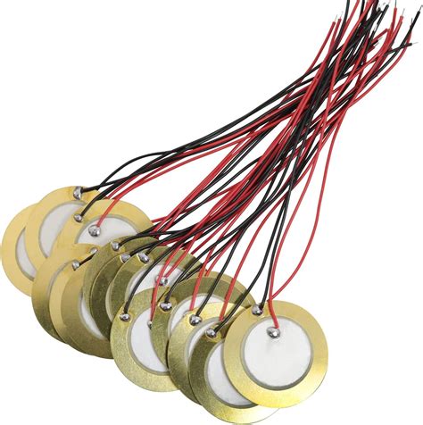 LUORNG 16PCS 27mm Piezo Discs with Leads Mic Drum India | Ubuy