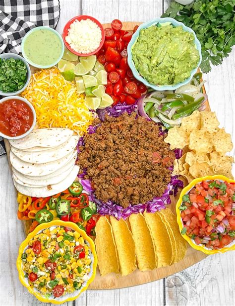 Taco Charcuterie Board - The Soccer Mom Blog