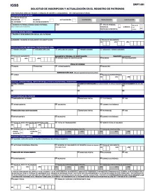 Solicitud de Inscripción y Actualización en el Registro de Patronos ...