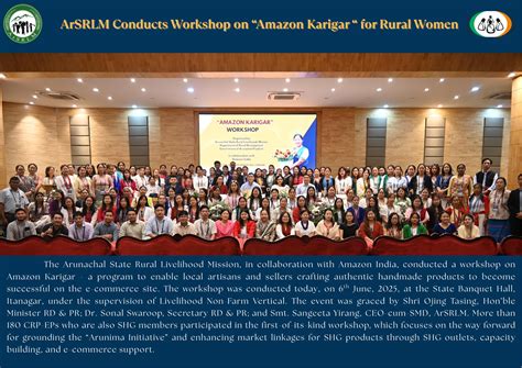ArSRLM Conducts Workshop on “Amazon Karigar “ for Rural Women ...