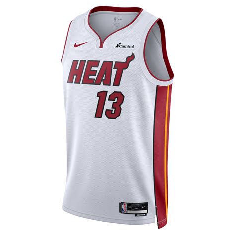 Bam Adebayo Nike Miami HEAT Association White Swingman Jersey – Miami ...