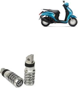 SEMAPHORE Spring Style Silver Metal Motorcycle Footrest For Yamaha ...
