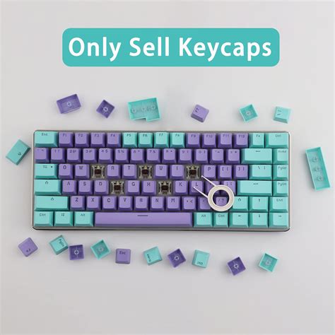 Keycaps, 82 Keycaps PBT Keycaps Backlight Mechanical Keyboard Keycaps ...