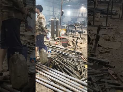 CNC Tube Punching Machine - Automated scaffolding prop punching machine ...