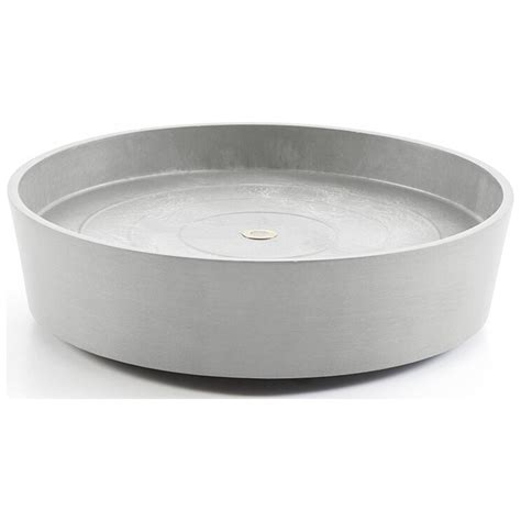 Ecopots Recycled Plastic Round Flower Pot Planter Saucer with Wheels ...