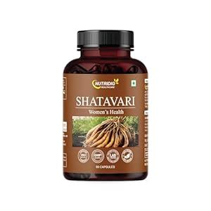 Nutridig's SHATAVARI (Asparagus Racemosus) Pure Extract 500 mg 90 Vegan ...